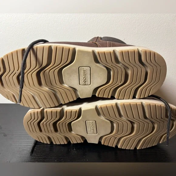 Dockers Men's Dark Brown Wedge Boots - Picture 5 of 5